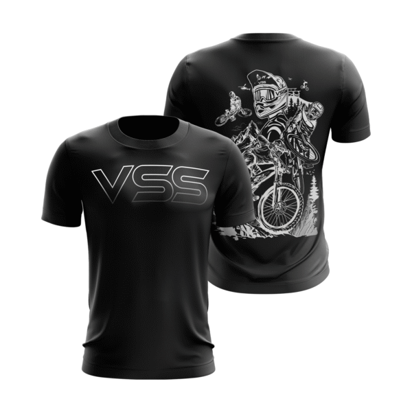 Camisa Downhill Preta – Manga Curta