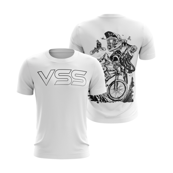 Camisa Downhill Branca – Manga Curta