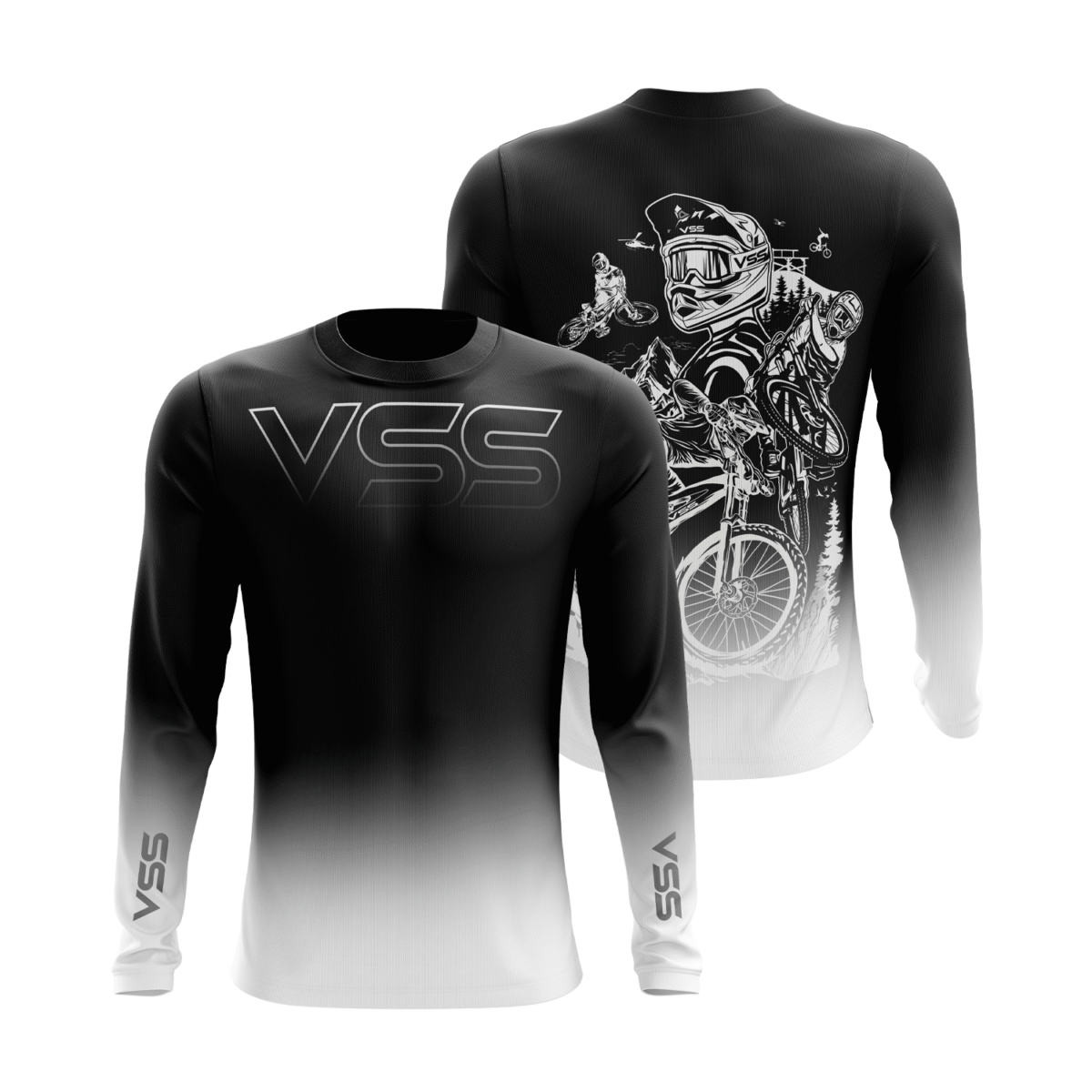 Camisa Downhill Degradê – Manga Longa - Imagem 1