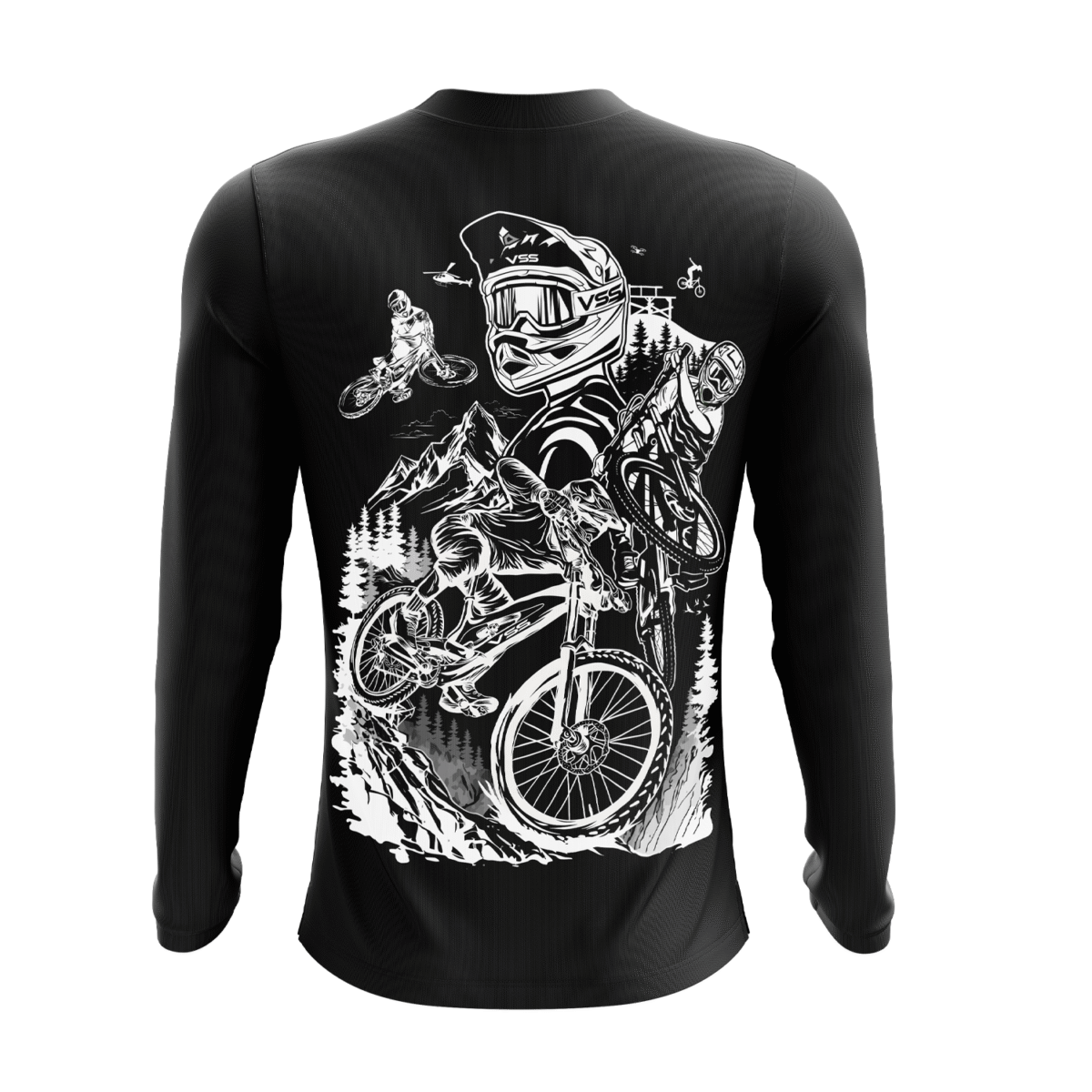 Camisa Downhill Preta – Manga Longa - Imagem 3