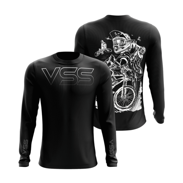 Camisa Downhill Preta – Manga Longa